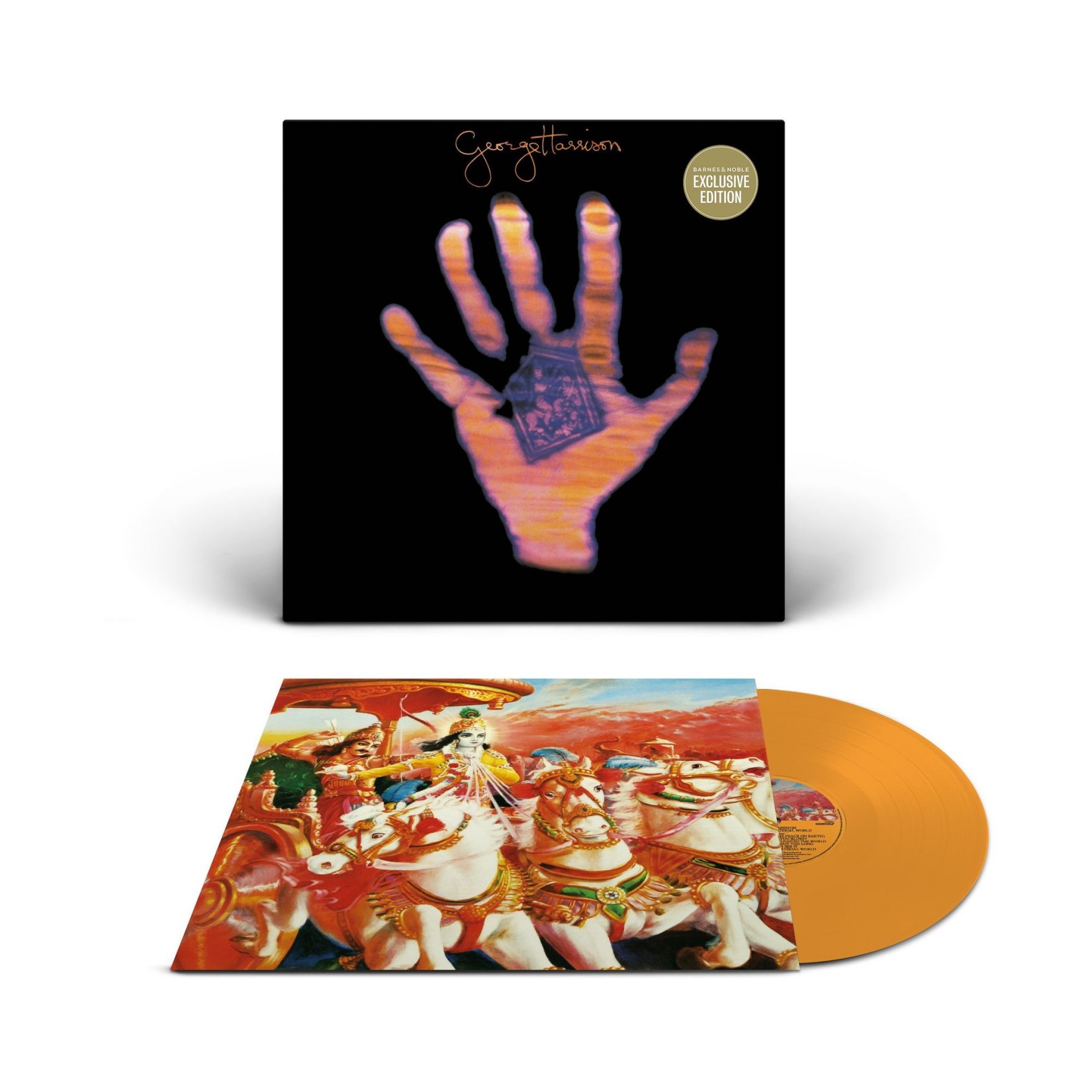 Living in the Material World [50th Anniversary] [Orange Vinyl With 4-Page Booklet] [Barnes & Noble Exclusive]